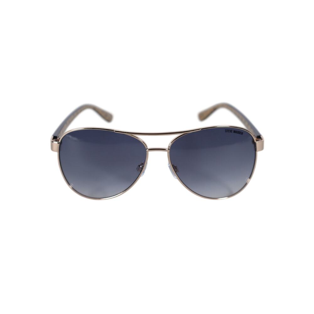 Steve Madden LANOSA Lightweight Aviator Sunglases - Gold / Gray - NWT